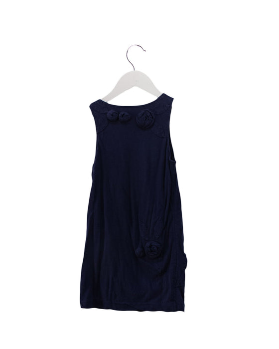A Blue Sleeveless Dresses from Phillip Lim in size 5T for girl. (Back View)