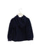A Navy Zippered Sweatshirts from Nicholas & Bears in size 4T for girl. (Back View)