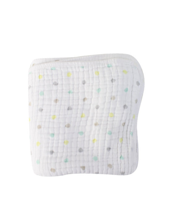 A White Blankets from Aden & Anais in size O/S for neutral. (Front View)