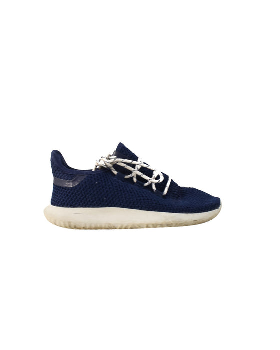 A Navy Sneakers from Adidas in size 6T for boy. (Back View)