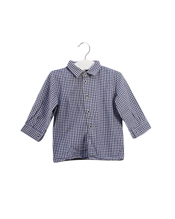 A Navy Shirts from Aletta in size 12-18M for boy. (Front View)