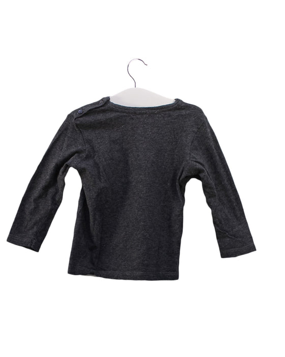 A Grey Long Sleeve Tops from Bonpoint in size 6-12M for boy. (Back View)