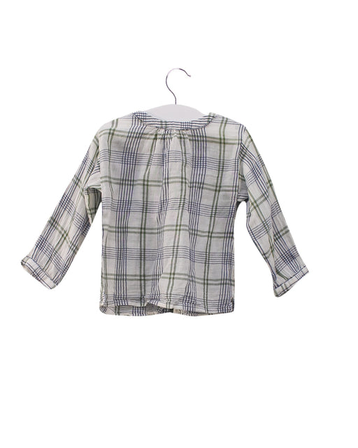 A White Long Sleeve Tops from Bonpoint in size 12-18M for girl. (Front View)