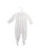 A White Onesies from Bonpoint in size 0-3M for girl. (Front View)