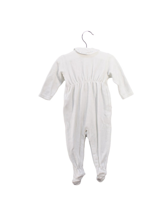 A White Onesies from Bonpoint in size 0-3M for girl. (Back View)