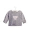 A Grey Knit Sweaters from Jacadi in size 3-6M for girl. (Front View)