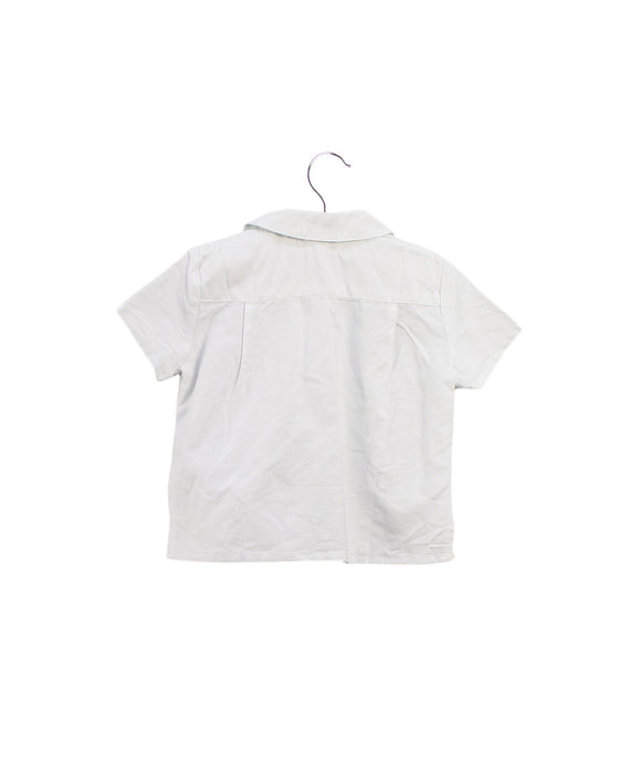 A White Short Sleeve Tops from Pepa & Co. in size 6-12M for girl. (Back View)