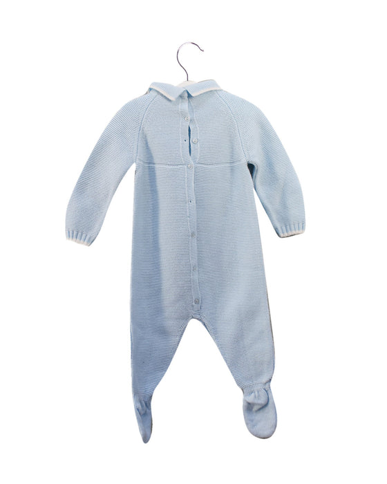 A Blue Onesies from Pangasa in size 6-12M for boy. (Back View)