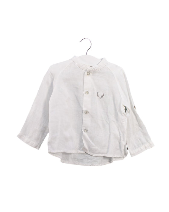 A White Shirts from Pili Carrera in size 6-12M for boy. (Front View)