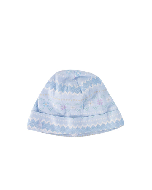 A Blue Beanies from Ralph Lauren in size 6-12M for neutral. (Front View)