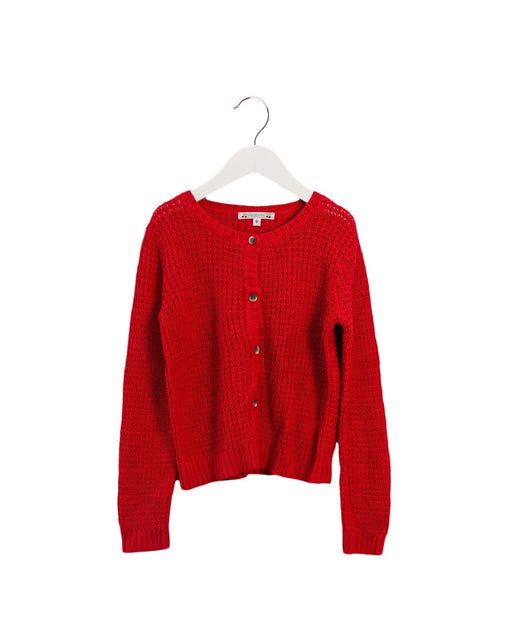 A Red Cardigans from Bonpoint in size 8Y for girl. (Front View)