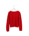 A Red Cardigans from Bonpoint in size 8Y for girl. (Back View)