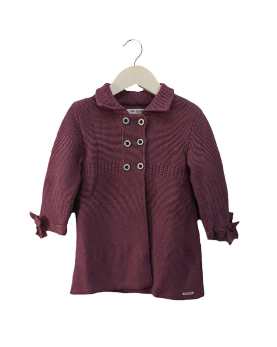 A Purple Cardigans from Pili Carrera in size 12-18M for girl. (Front View)