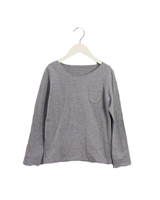 A Grey Long Sleeve Tops from Gray Label in size 7Y for neutral. (Front View)