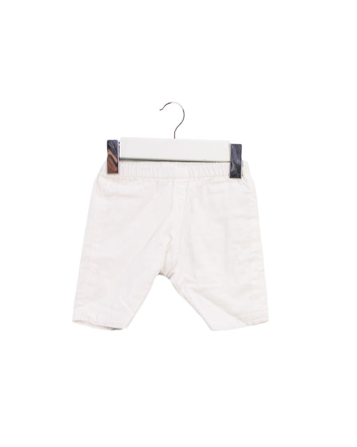 A White Casual Pants from Bonton in size 0-3M for girl. (Front View)