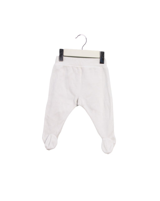 A White Sweatpants from Petit Bateau in size 0-3M for neutral. (Front View)