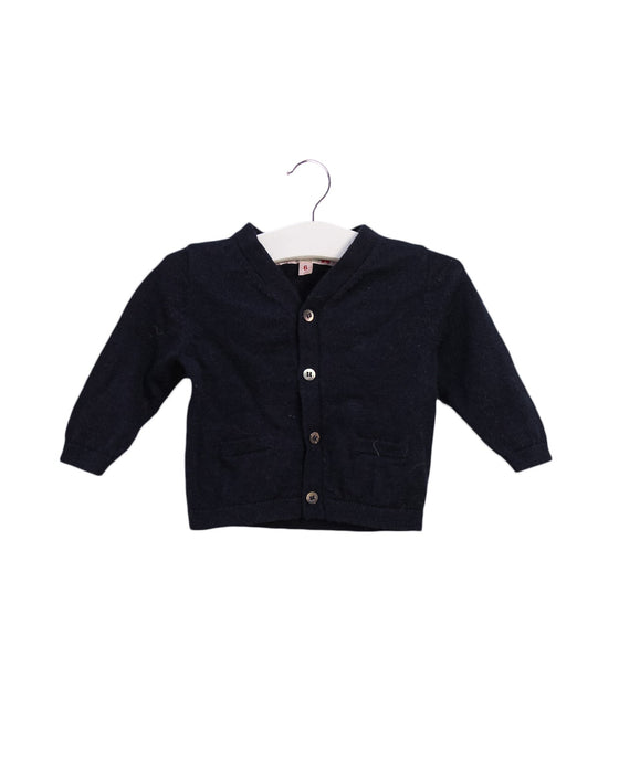A Navy Cardigans from Bonpoint in size 3-6M for boy. (Front View)