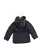 A Grey Puffer/Quilted Coats & Outerwear from Petit Bateau in size 4T for girl. (Back View)