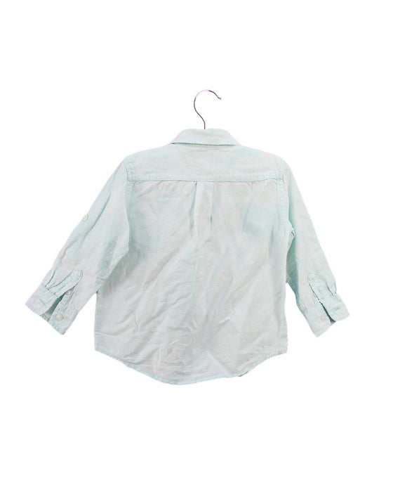 A Green Shirts from Janie & Jack in size 18-24M for boy. (Back View)