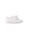 A White Sneakers from Puma in size 5T for girl. (Back View)