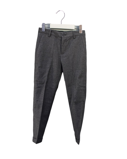 A Grey Dress Pants from Bonpoint in size 6T for boy. (Front View)