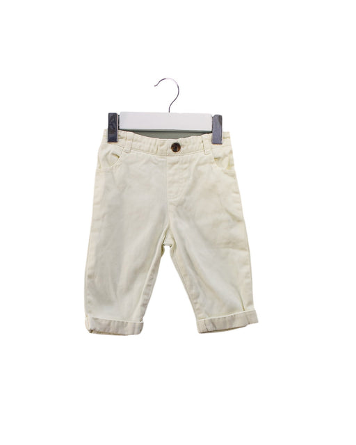 A Ivory Casual Pants from Marie Chantal in size 3-6M for girl. (Front View)