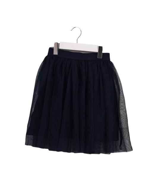 A Navy Tulle Skirts from Monoprix in size 6T for girl. (Front View)