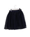 A Navy Tulle Skirts from Monoprix in size 6T for girl. (Back View)