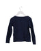 A Navy Long Sleeve Tops from Monoprix in size 6T for girl. (Back View)