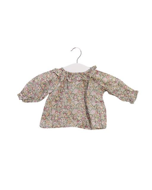A Multicolour Long Sleeve Tops from Bonton in size 0-3M for girl. (Front View)
