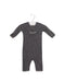 A Grey Long Sleeve Jumpsuits from Bonpoint in size Newborn for girl. (Front View)