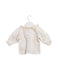 A Ivory Long Sleeve Tops from Bonton in size 0-3M for girl. (Back View)