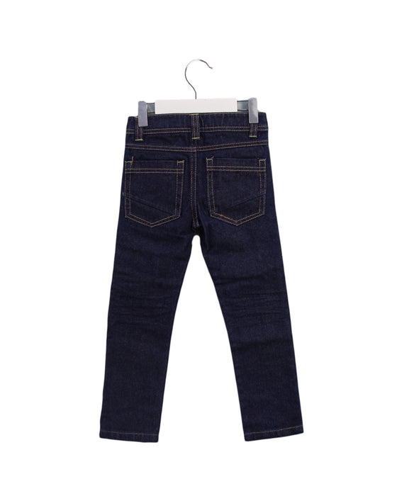 A Navy Jeans from DPAM in size 3T for boy. (Back View)