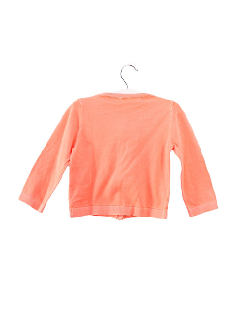 A Orange Cardigans from Bonpoint in size 12-18M for girl. (Front View)
