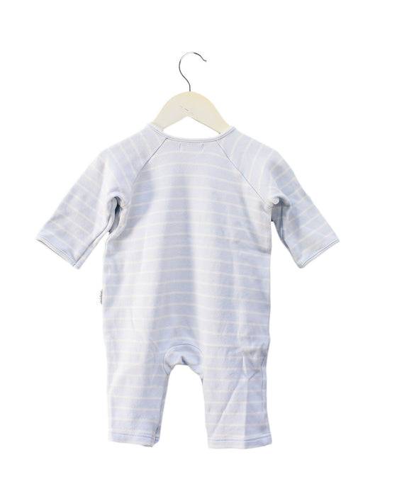 A Blue Jumpsuits from Mides in size 6-12M for boy. (Back View)