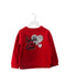A Red Sweatshirts from Mayoral in size 4T for girl. (Front View)