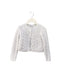 A White Cardigans from The Little White Company in size 2T for girl. (Front View)