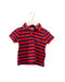 A Red Short Sleeve Polos from Ralph Lauren in size 6-12M for boy. (Front View)