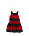 A Red Sleeveless Dresses from Polo Ralph Lauren in size 2T for girl. (Front View)