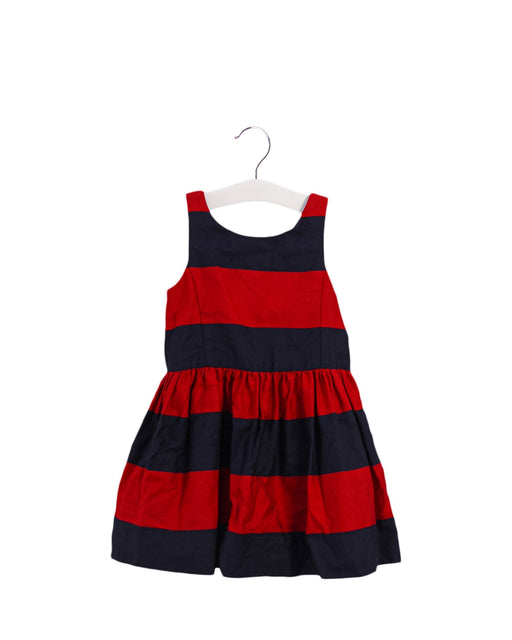 A Red Sleeveless Dresses from Polo Ralph Lauren in size 2T for girl. (Front View)