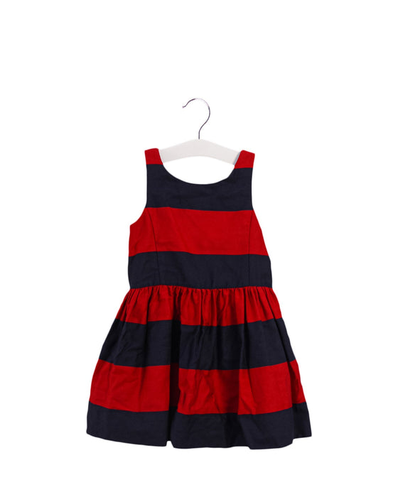 A Red Sleeveless Dresses from Polo Ralph Lauren in size 2T for girl. (Front View)
