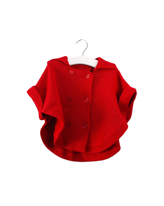 A Red Capes & Ponchos from Kingkow in size 12-18M for girl. (Front View)