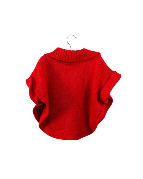 A Red Capes & Ponchos from Kingkow in size 12-18M for girl. (Back View)
