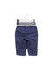 A Navy Casual Pants from Seed in size 0-3M for boy. (Back View)