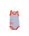 A White Sleeveless Bodysuits from Petit Bateau in size 0-3M for boy. (Front View)