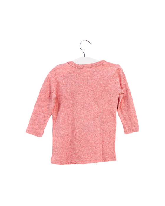 A Red Long Sleeve Tops from Seed in size 0-3M for boy. (Back View)