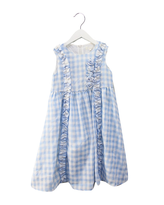 A Blue Sleeveless Dresses from Nicholas & Bears in size 8Y for girl. (Front View)