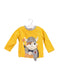 A Yellow Crewneck Sweatshirts from La Compagnie des Petits in size 6-12M for boy. (Front View)