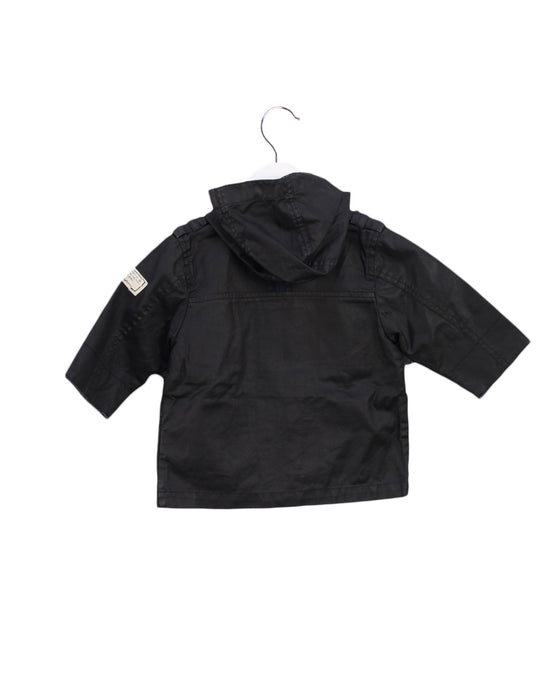 A Black Lightweight Jackets from Timberland in size 3-6M for boy. (Back View)