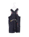 A Navy Overall Shorts from Miki House in size 18-24M for girl. (Back View)